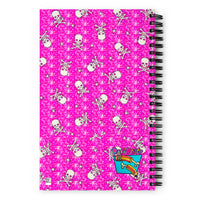 Hello Kitty Skeleton Spiral notebook