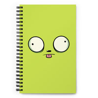 Invader Zim Gir Face Spiral notebook