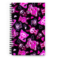 Pink Skelanimals Spiral notebook